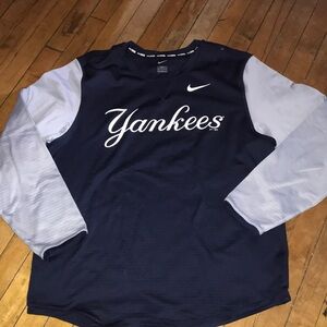 Nike MLB Yankees Navy and Gray Sweatshirt